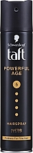 Mega Hold Keratin Hair Spray - Taft Powerful Age 5 Hairspray — photo N1