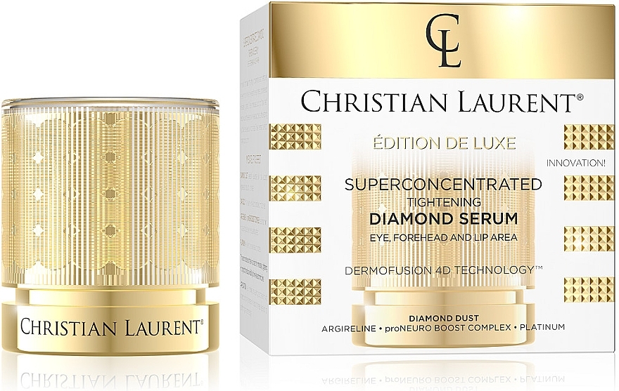 Super Concentrated Firming Forehead, Eye & Lip Serum - Christian Laurent Super Concentrated Brightening Diamond Serum — photo N1