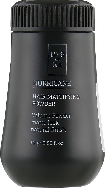 Men Volume Hair Powder - Lavish Care Hurricane Hair Mattifying Powder — photo N3