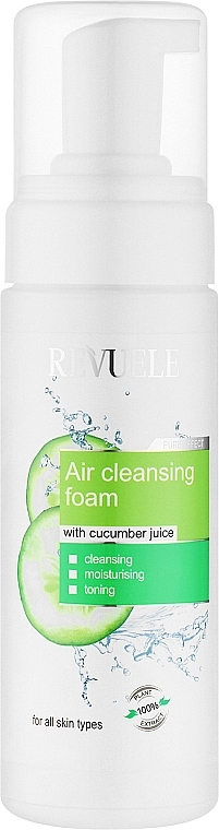 Airy Cleansing Foam with Cucumber Juice - Revuele Air Soft Cleansing Foam Cucumber Juice — photo N1