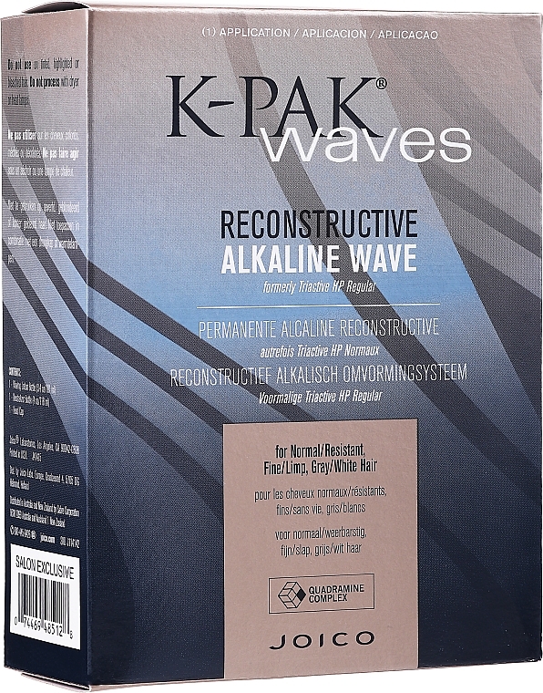 Alkaline Wave Set for Normal Hair - Joico K-Pak Reconstructive Alkaline Wave N/R — photo N1