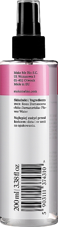 Rose Water for Deep Moisturizing - Make Me BIO — photo N4