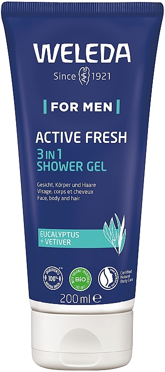 Refreshing Men Shower Gel - Weleda Aktiv-Duschgel  — photo N1