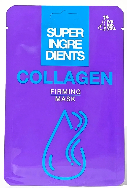 Collagen Face Sheet Mask - We Lab You Super Ingredients Collagen Firming Mask — photo N1