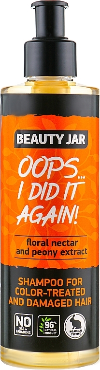 Shampoo for Colored Hair 'Oops... I did it again!' - Beauty Jar Shampoo For Color-Treated And Damaged Hair — photo N1