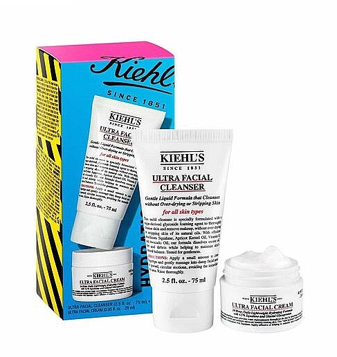 Set - Kiehl's Hydration Starts Here Gift Set (f/gel/75ml+f/cr/28ml) — photo N1