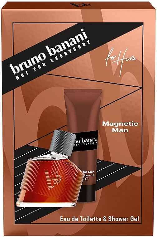 Bruno Banani Magnetic Man - Set (edt/30ml + sh/gel/50ml) — photo N2