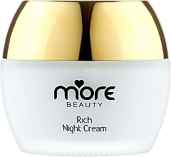 Fragrances, Perfumes, Cosmetics Nourishing Night Cream with Aloe Vera Extract - More Beauty Rich Night Cream