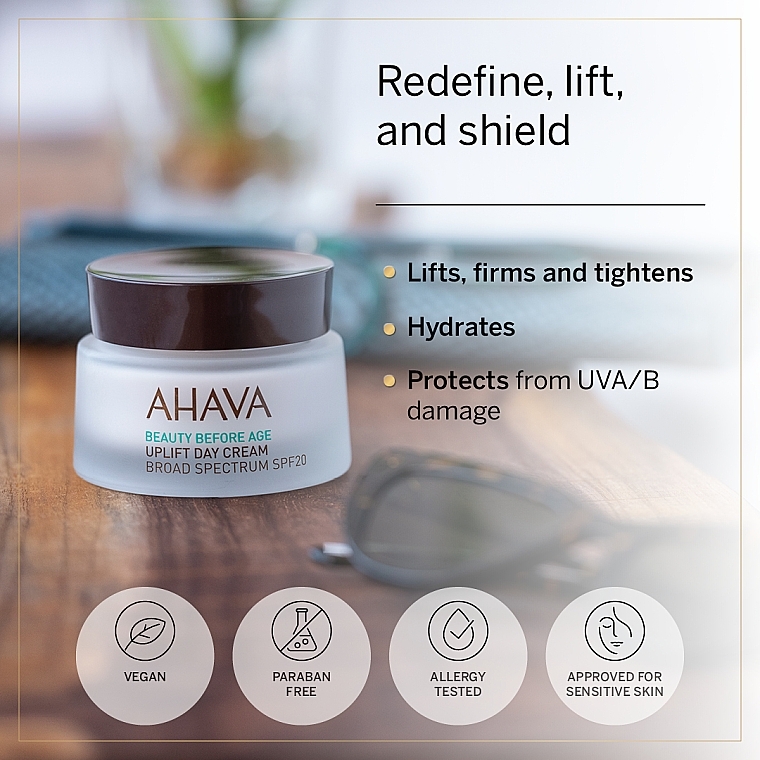 Broad Spectrum Lifting Day Cream SPF20 - Ahava Beauty Before Age Uplifting Day Cream SPF20 — photo N6