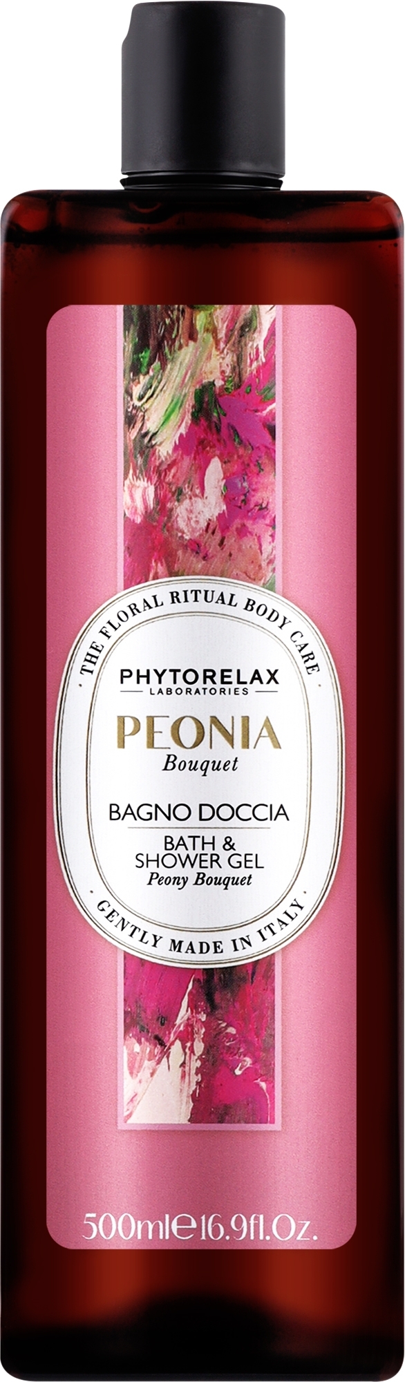 Bath & Shower Gel 'Peony Bouquet' - Phytorelax Laboratories Floral Ritual Bath & Shower Gel — photo 500 ml