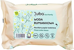 Wet Toilet Paper with Chamomile Water - Luba Eco Family — photo N1