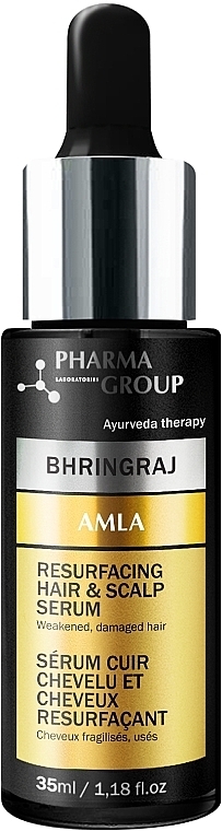 Rejuvenating Serum - Pharma Group Laboratories Bhringraj + Amla Resurfacing Hair & Scalp Serum — photo N1
