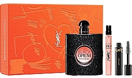 Fragrances, Perfumes, Cosmetics Yves Saint Laurent Black Opium - Set (edp/90ml+edp/mini/10ml+mascara/2ml)