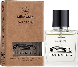 Car Perfume - Mira Max Eau De Car Forsaje 3 Perfume Natural Spray For Car Vaporisateur — photo N2