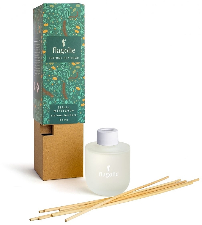 Ginkgo Biloba, Green Tea & Bark Reed Diffuser - Flagolie Home Perfume — photo N2