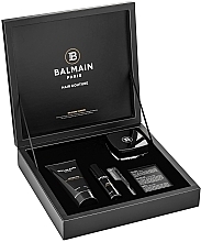 Set - Balmain Signature Men's Giftset (oil/30ml + shampoo/200ml + scrub/100g + brush/1p) — photo N2