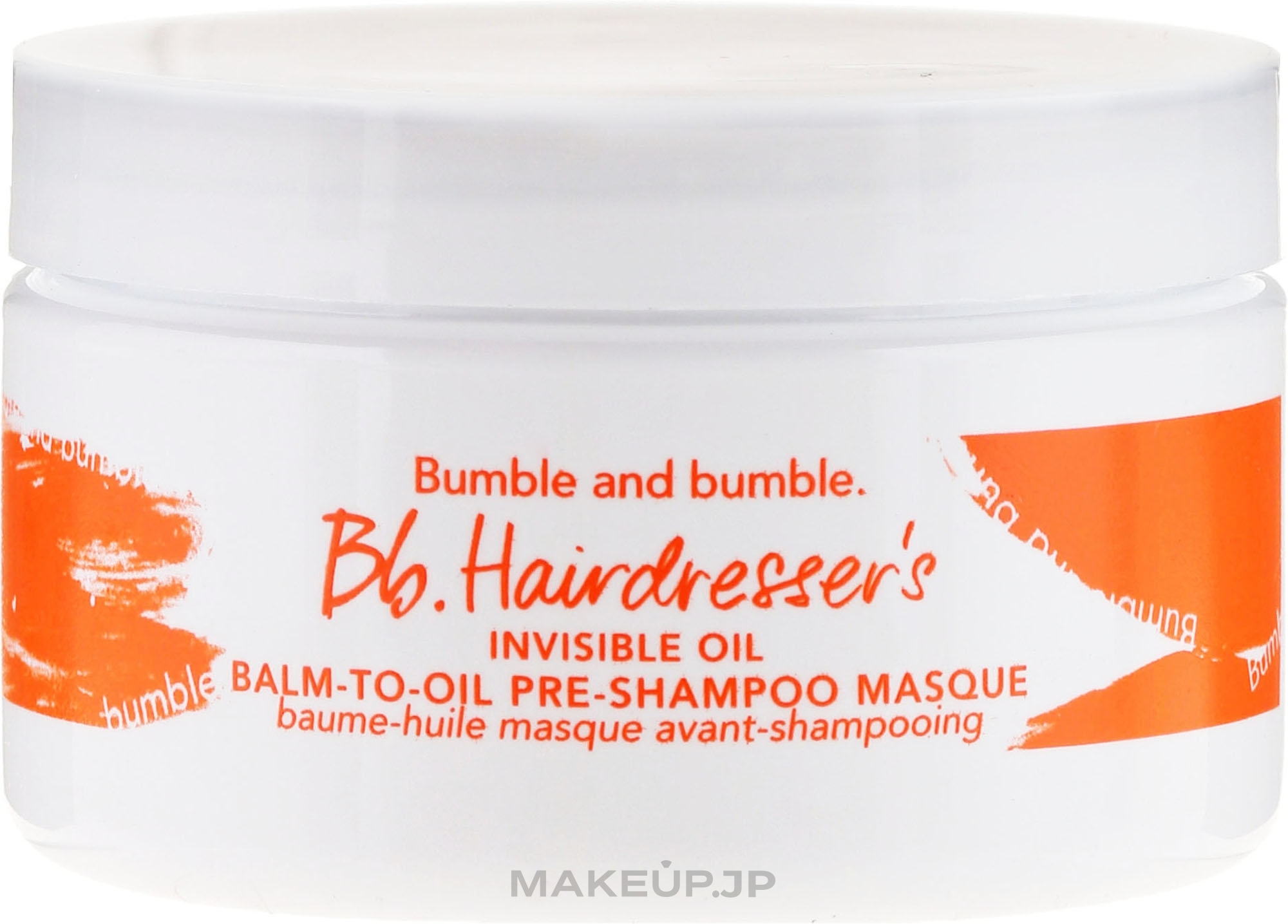 Hair Pre-Shampoo - Bumble And Bumble Hairdresser's Invisible Balm-To-Oil Pre-Shampoo Masque — photo 100 ml