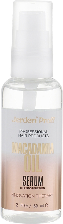 Macadamia Oil Hair Serum - Jerden Proff Macadamia Oil Serum — photo N1