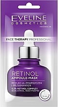 Ampoule Face Cream Mask 'Retinol' - Eveline Cosmetics Face Therapy Professional Ampoule Face Mask — photo N3