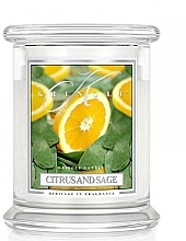 Fragrances, Perfumes, Cosmetics Scented Candle in Jar - Kringle Candle Citrus And Sage