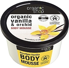 Fragrances, Perfumes, Cosmetics Body Mousse "Bourbon Vanilla" - Organic Shop Body Mousse Organic Vanilla & Orchid
