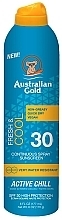 Fragrances, Perfumes, Cosmetics Cooling Suscreen Spray - Australian Gold Freash&Cool Continuous Spray Sunscreen SPF30