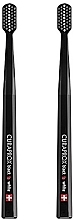 Ultra Soft 5460 Toothbrush Set, black+black - Curaprox Black is White  — photo N9