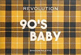 Eyeshadow Palette - Makeup Revolution Power Shadow Palette 90's Baby — photo N2