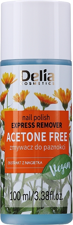 Nail Polish Remover for Natural and Artificial Nails - Delia Acetone Free Nail Polish Remover for Natural and Artificial Nails — photo N1
