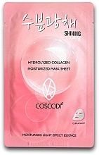 Fragrances, Perfumes, Cosmetics Face Mask - Coscodi Hydrolyzed Collagen Moisturized Mask Sheet