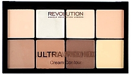 Face Contour Kit - Makeup Revolution HD Pro Cream Contour — photo N2