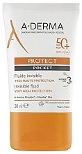 Sunscreen Fluid SPF 50+ - A-Derma Protect Pocket Fluid Invisible SPF 50+ — photo N2