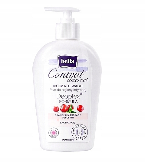 Intimate Wash with Cranberry Extract - Bella Control Discreet Intimate Wash — photo N1