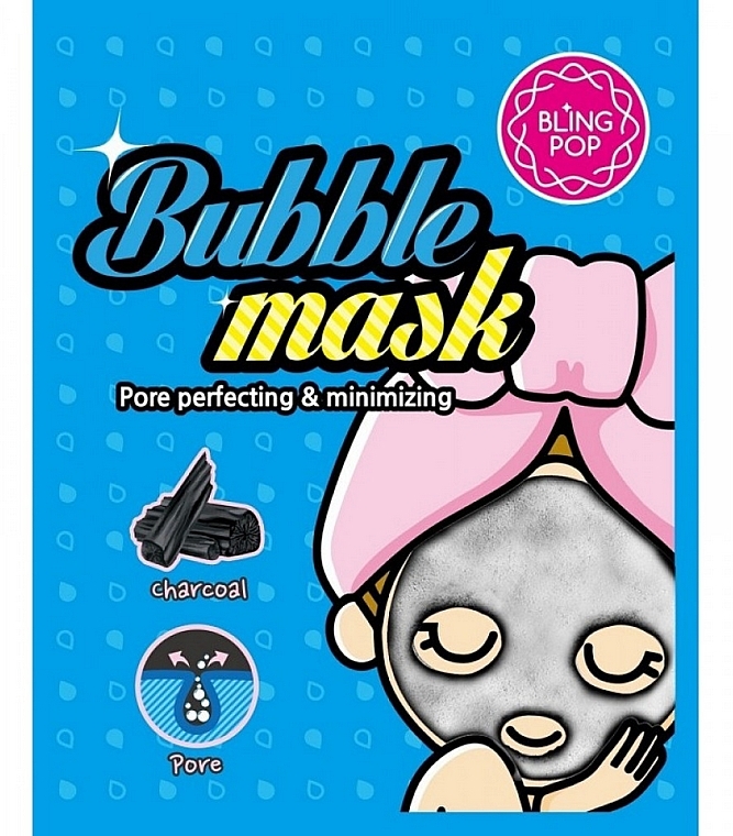 Face Mask - Bling Pop Charcoal Bubble Mask — photo N1