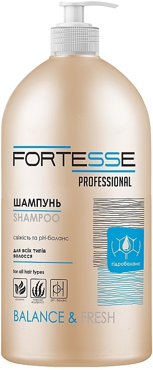 Balancing Shampoo - Fortesse Professional Balance & Fresh Shampoo — photo N2