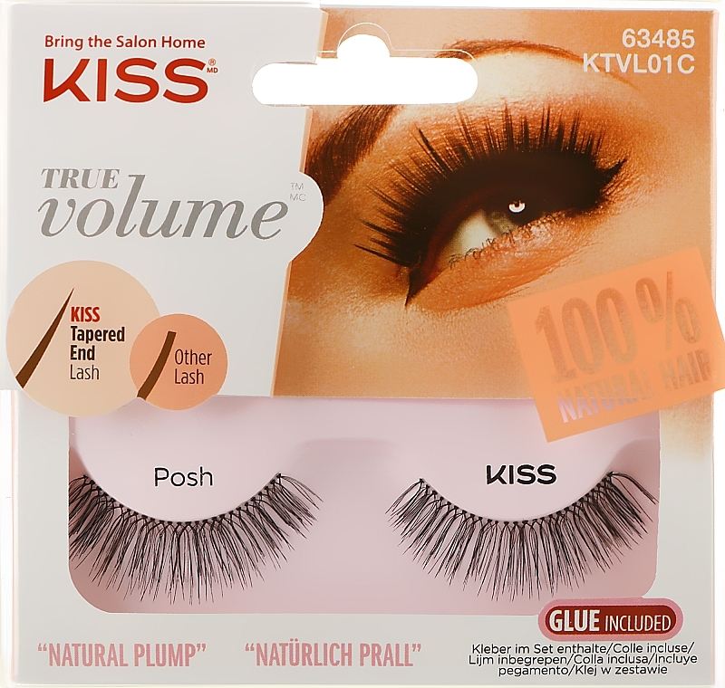 False Lashes - Kiss True Volume Lash Posh — photo N4