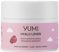 Fragrances, Perfumes, Cosmetics Face Sorbet Cream 'Hyalu Lover' - Yumi Face Cream