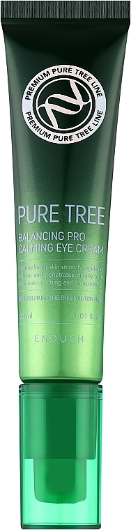 Eye Cream with Tea Tree Extract - Enough Premium Pure Tree Balancing Pro Calming Eye Cream — photo N1