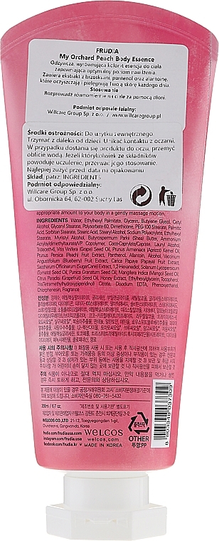 Rich Nourishing Body Milk with Peach Scent - Frudia My Orchard Peach Body Essence — photo N2