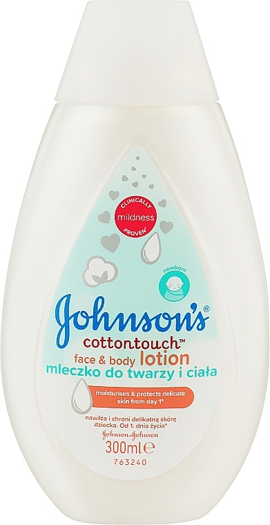 Face & Body Milk 'Cotton Tenderness' - Johnson’s® Baby — photo N1