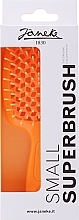 Fragrances, Perfumes, Cosmetics Hair Brush, orange - Janeke Superbrush Small