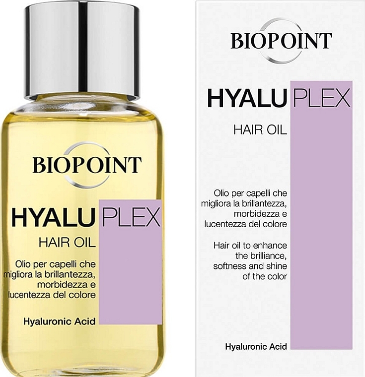 Shine & Gloss Hair Oil - Biopoint Hyaluplex Hair Oil — photo N1