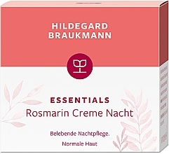 Rosemary Night Face Cream - Hildegard Braukmann Essentials Rosemary Cream Night — photo N2