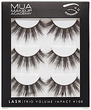 Fragrances, Perfumes, Cosmetics False Eyelashes - MUA Lash Trio Volume Impact (6pcs)