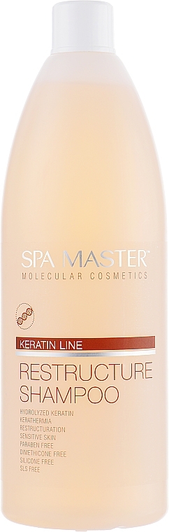 Restructuring Keratin Shampoo - Spa Master Keratin Line — photo N28