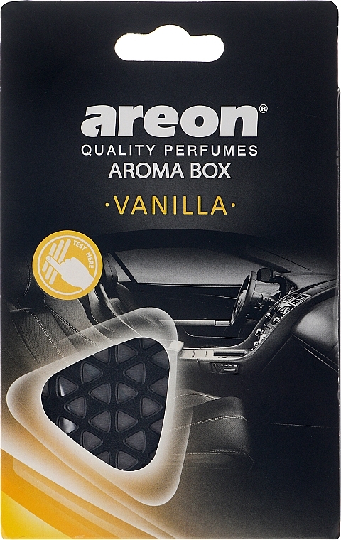 Air Freshener - Areon Aroma Box Vanilla — photo N1
