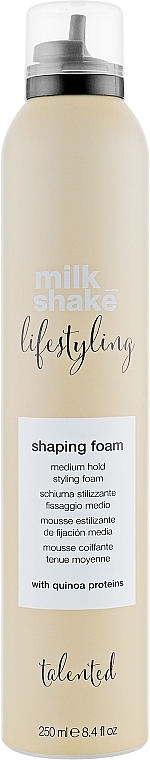 Thermal Protective Hair Foam - Milk Shake Lifestyling Shaping Foam Medium Hold — photo N1