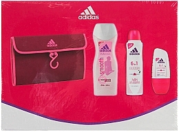 Fragrances, Perfumes, Cosmetics Set - Adidas Cool&Care 6 in 1 (deo/150ml + deo/50ml + sh/gel/250ml + bag) 