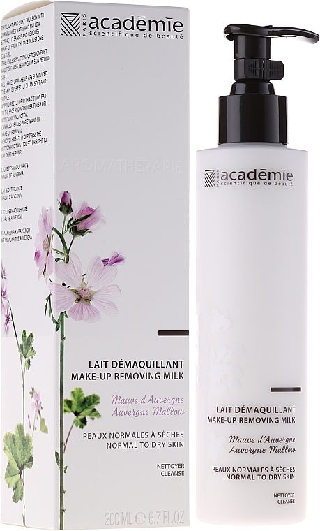 Makeup Removal & Cleansing Milk "Auverne Mallow" - Academie Lait demaquillant — photo N1