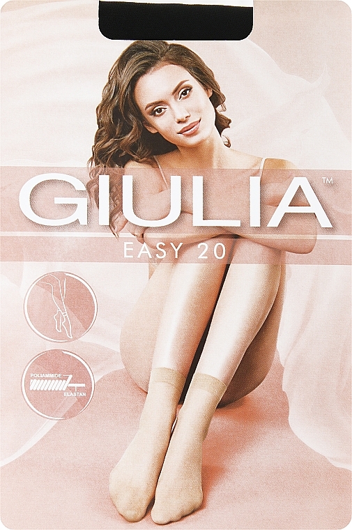 Women Socks "Easy 20", nero - Giulia — photo N1